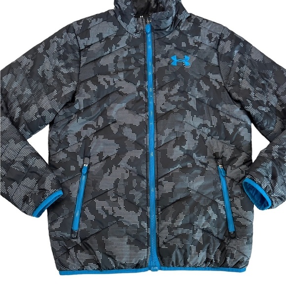 Under Armour Cold Gear Puffer Jacket Size YLG - Picture 11 of 17